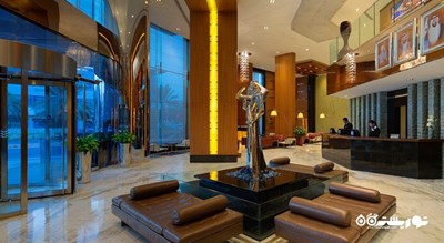 نمای لابی هتل رادیسون بلو، دبی مدیا سیتی