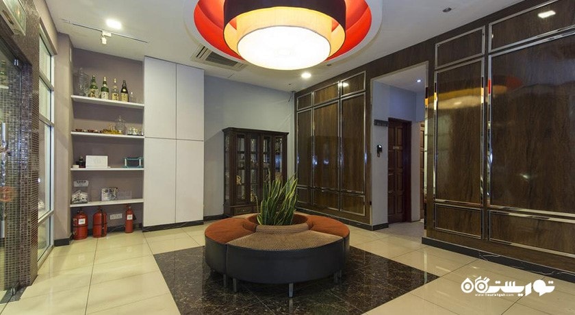 نمای لابی هتل سیمز بوتیک
