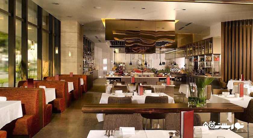 نمای رستوران و لانج اسکیپ