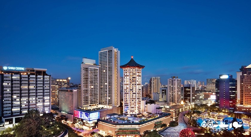 نمای کلی هتل سنگاپور مرییت تانگ پلازا
