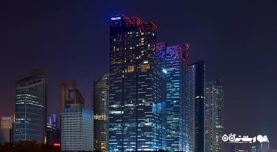 نمای شب هتل وستین سنگاپور