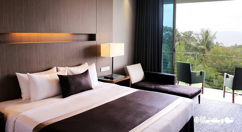 نمای تخت بزرگ اتاق دلوکس