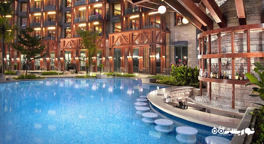 پول بار هتل ریزورت ورلد سنتوسا - هارد راک