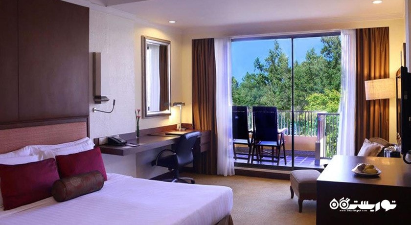 نمای تخت بزرگ اتاق دلوکس