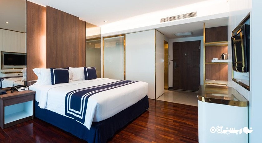 نمای تخت بزرگ اتاق دلوکس