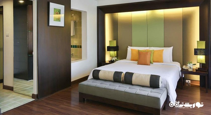 نمای تخت بزرگ اتاق دلوکس