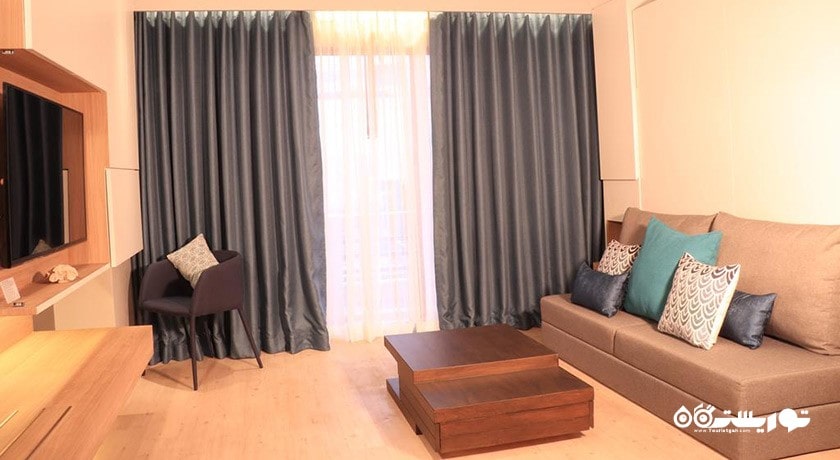 محوطه نشیمن اتاق استودیو