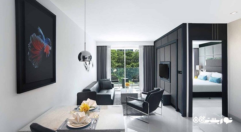 محوطه نشیمن سوئیت دلوکس