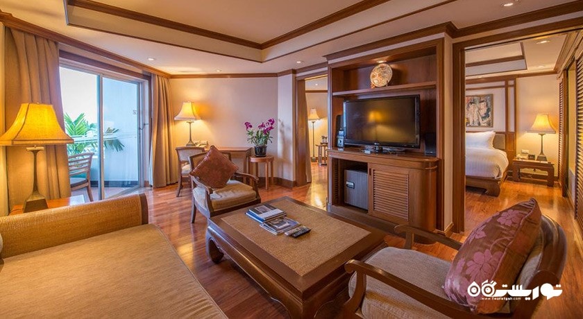 محوطه نشیمن سوئیت یک خوابه