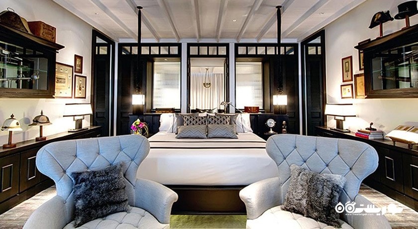 نمای تخت بزرگ سوئیت هتل