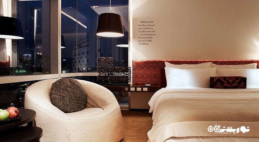 نمای تخت بزرگ اتاق کرنر