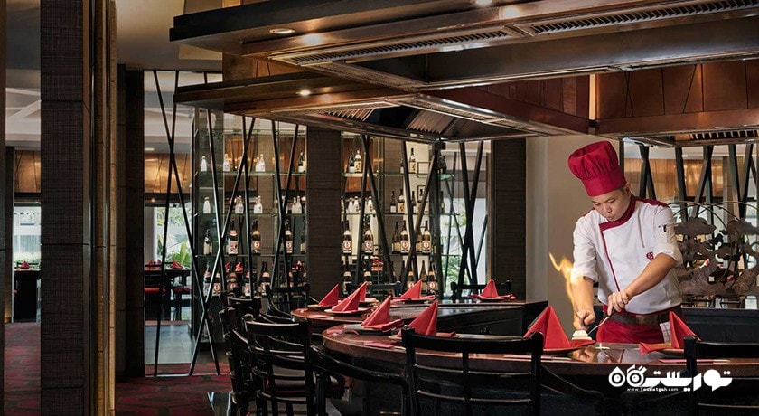 نمای دیگری از رستوران ژاپنی بنی هانا