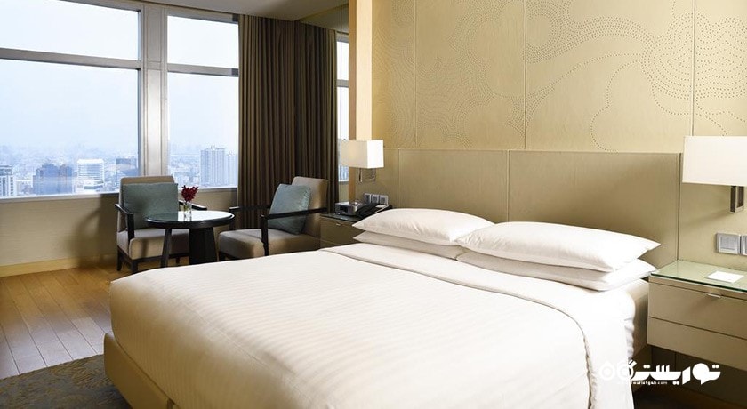 نمای تخت بزرگ سوئیت یک خوابه