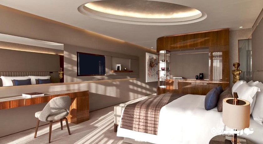 نمای تخت بزرگ اتاق سوپریور