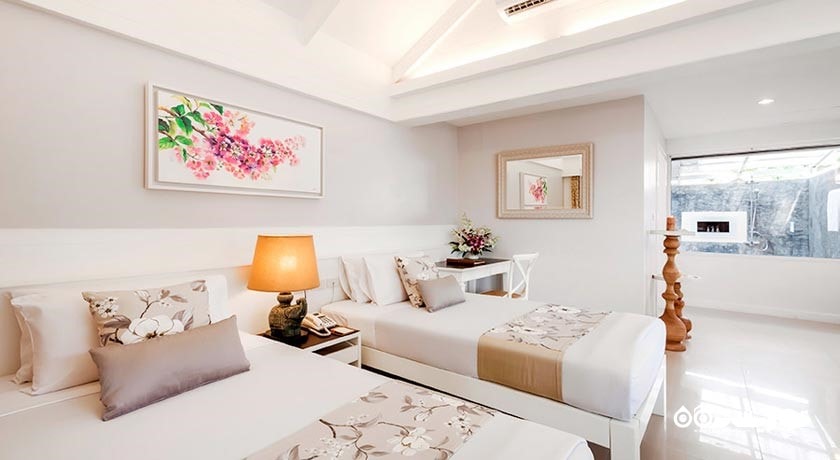 نمای تخت های توئین بیچ کاتیج