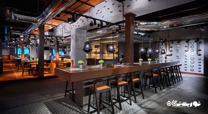 نمای کلی از کافه بلک سیتی