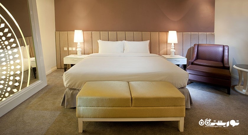 نمای تخت بزرگ اتاق سوپریور