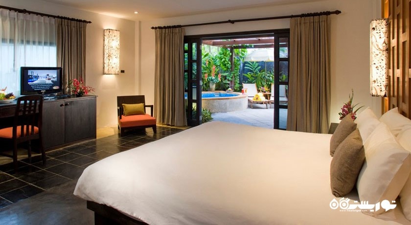 نمای تخت بزرگ سوئیت یک خوابه