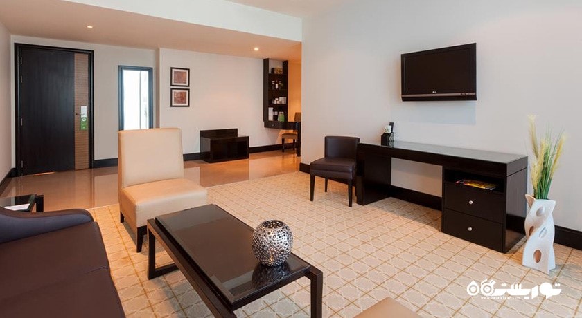 محوطه نشیمن سوئیت دوخوابه