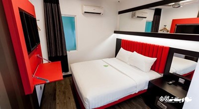 نمای تخت بزرگ اتاق دبل