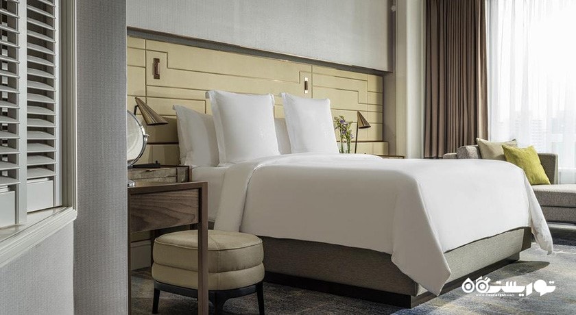 نمای تخت بزرگ سوئیت یک خوابه