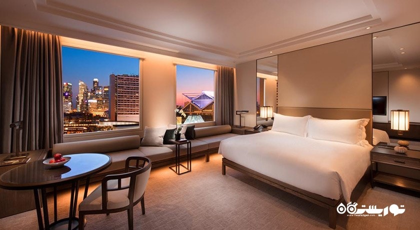 نمای تخت بزرگ اتاق معلولین