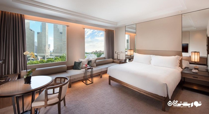 نمای تخت بزرگ اتاق پرمیوم