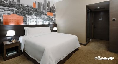 نمای تخت بزرگ اتاق دلوکس