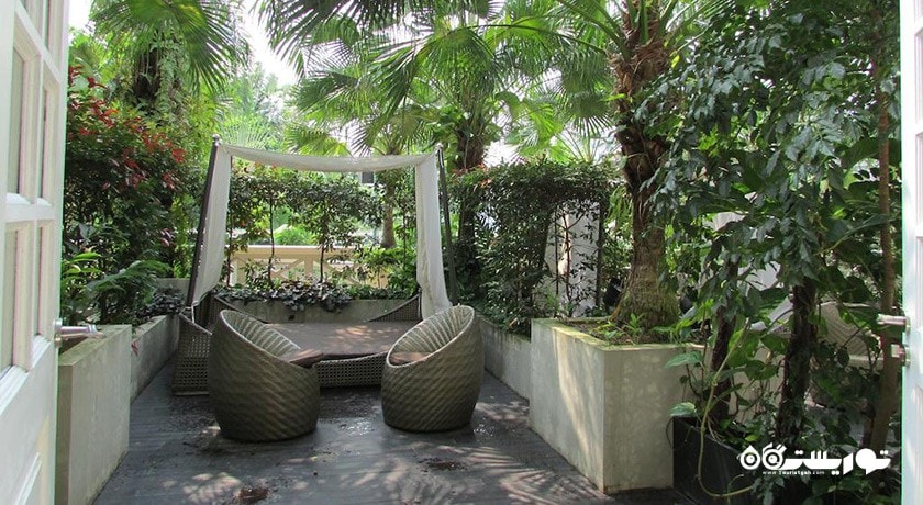 محوطه نشیمن تراس اتاق گاردن