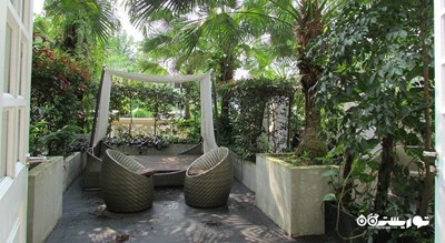 محوطه نشیمن تراس اتاق گاردن