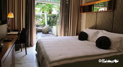 نمای تخت بزرگ اتاق دلوکس