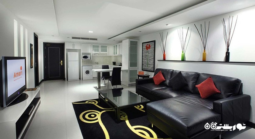 محوطه نشیمن سوئیت دلوکس