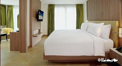 نمای تخت بزرگ سوئیت یک خوابه