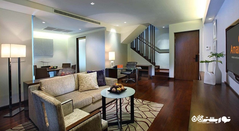 محوطه نشیمن سوئیت دوبلکس