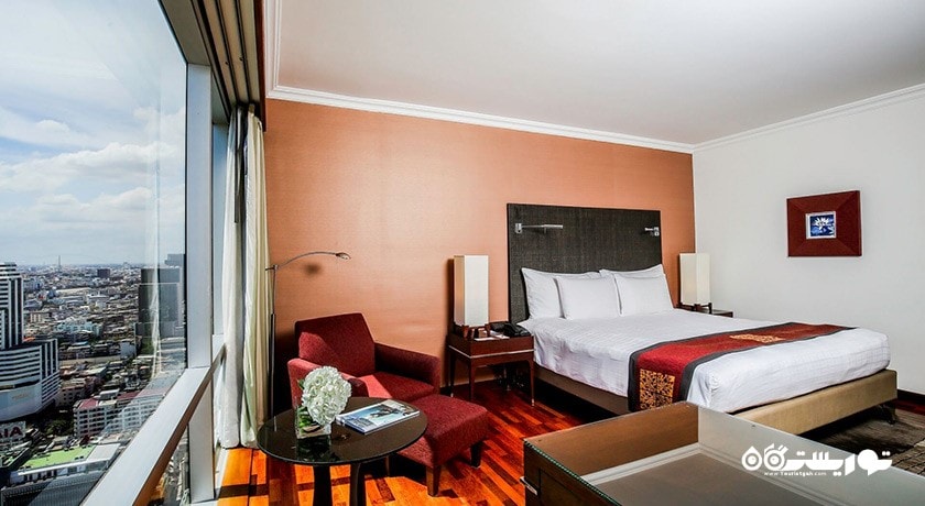 نمای تخت بزرگ اتاق پرمیوم دلوکس