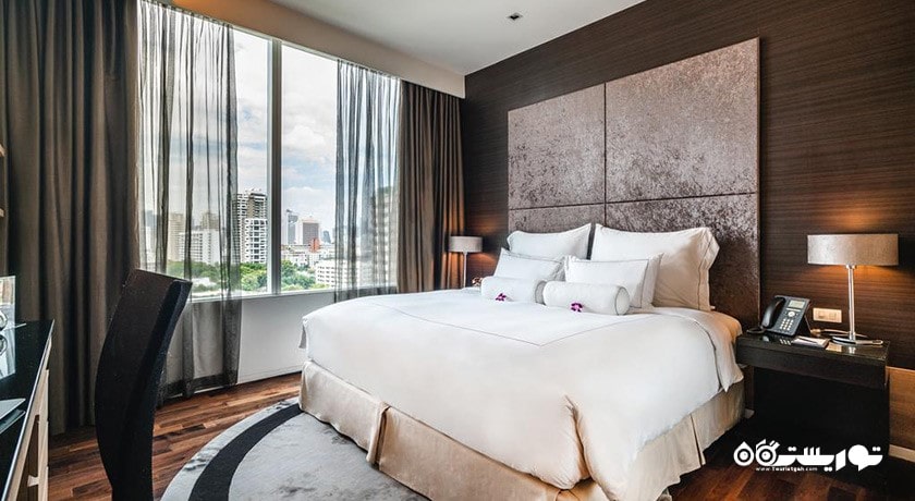 نمای تخت بزرگ سوئیت یک خوابه