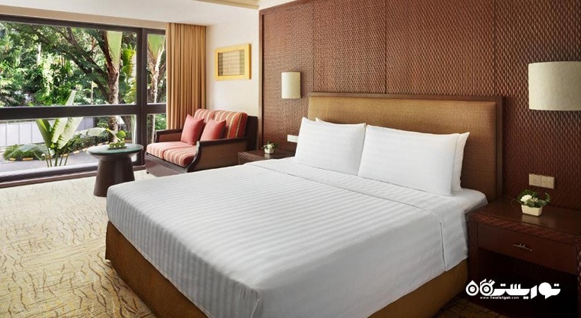 نمای تخت بزرگ اتاق سوپریور