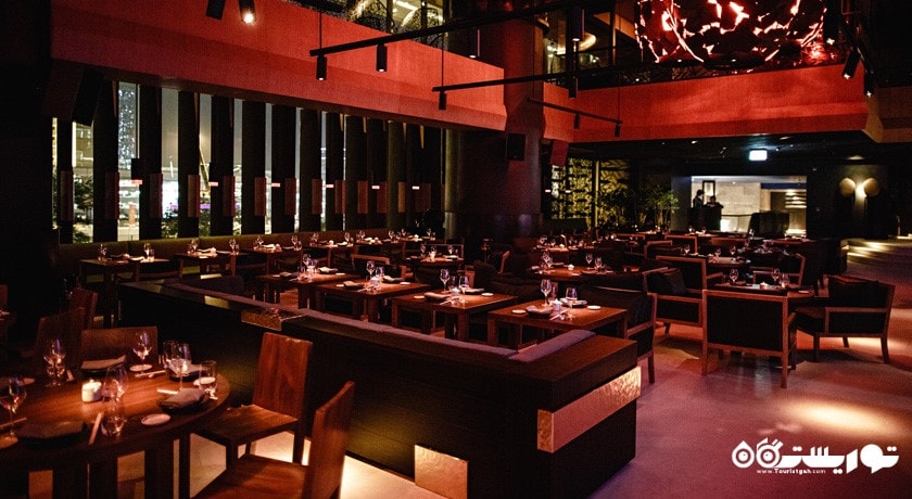 نمای رستوران و بار آسیایی نوویکو