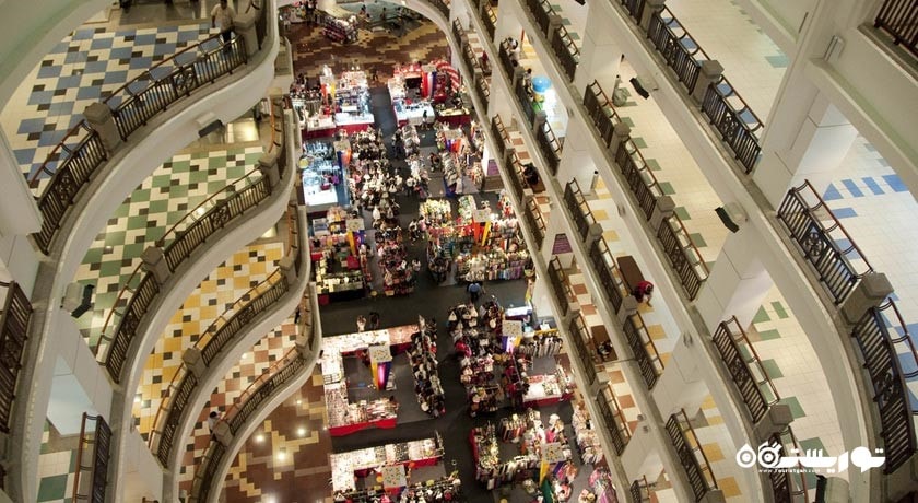 مرکز خرید برجیا تایمز اسکوئر شهر مالزی کشور کوالالامپور