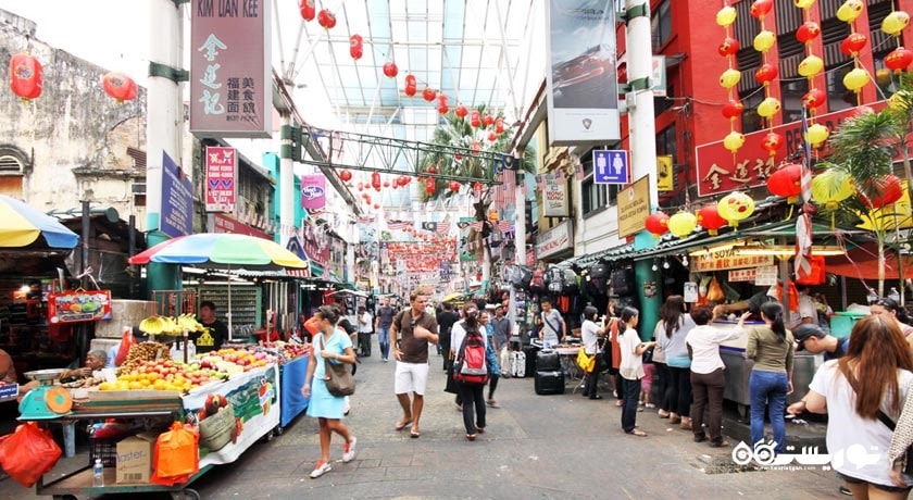  چاینا تان (محله چینی ها) شهر مالزی کشور کوالالامپور