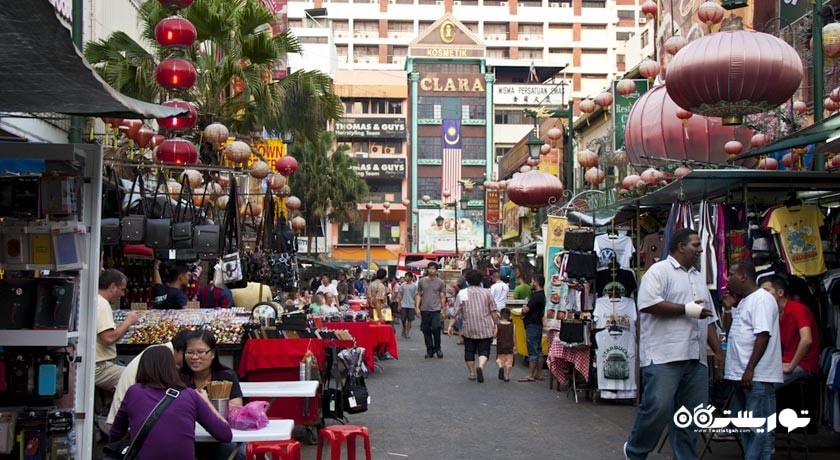  چاینا تان (محله چینی ها) شهر مالزی کشور کوالالامپور