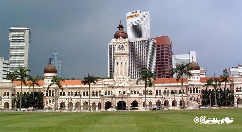  ساختمان سلطان عبدالصمد شهر مالزی کشور کوالالامپور