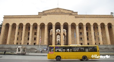  ساختمان پارلمان شهر گرجستان کشور تفلیس
