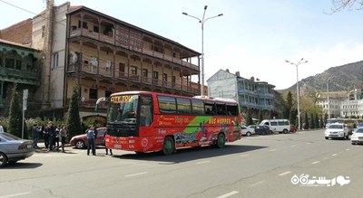 سرگرمی اتوبوس های تفلیس هوپ آن هوپ آف شهر گرجستان کشور تفلیس