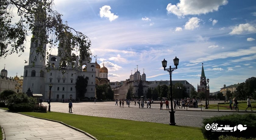  موزه کاخ کرملین مسکو شهر روسیه کشور مسکو