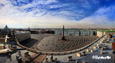  میدان کاخ شهر روسیه کشور سن پترزبورگ