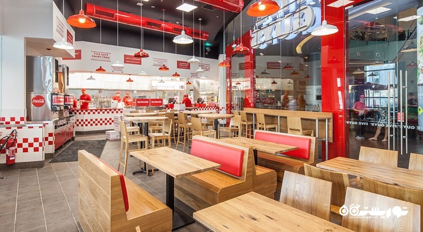 رستوران رستوران فایو گایز برگر اند فرایز شهر دبی 