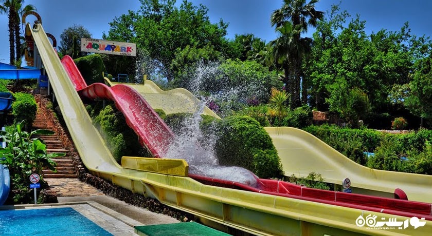 سرگرمی پارک آبی ددمن شهر ترکیه کشور آنتالیا