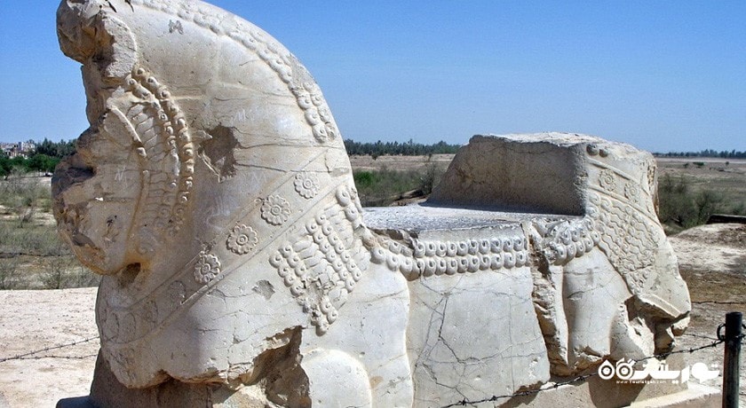  کاخ آپادانای داریوش شهرستان خوزستان استان شوش