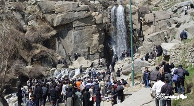  آبشار گنجنامه شهرستان همدان استان همدان